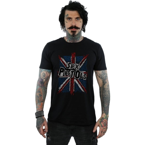 Sex Pistols Herr Anarchy Flag T-shirt Vuxen S-3xl Txu228 Black L