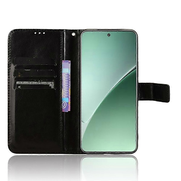 Xiaomi 15 -kotelo, Crazy Horse -kuvioitu PU-nahkainen puhelinlompakkokotelo Multicolor Style A