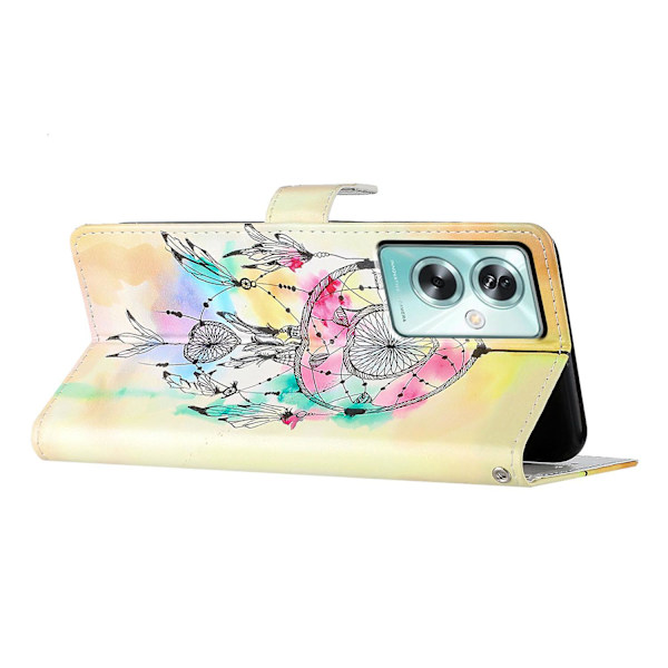 För Oppo A79 5g / A2 5g Färgglad case med kortplats Wind Chime