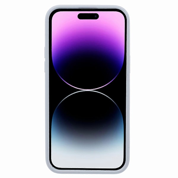 Til iPhone 14 Pro Silikone+PC Slim Cover Kompatibelt med MagSafe Logo Visning Stødsikkert Telefoncover Multicolor Style A