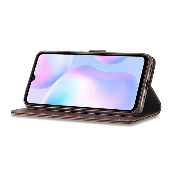 LC.IMEEKE Lommebok Stativ Lær Shell Telefon Deksel Etui for Samsung Galaxy A02/M02 (EU Versjon) Multicolor Style E
