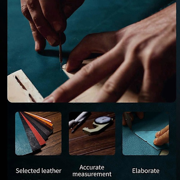 Til iPhone 16 Pro Cover Anti-Drop Læder Telefon Cover med Stativ Multicolor Style A