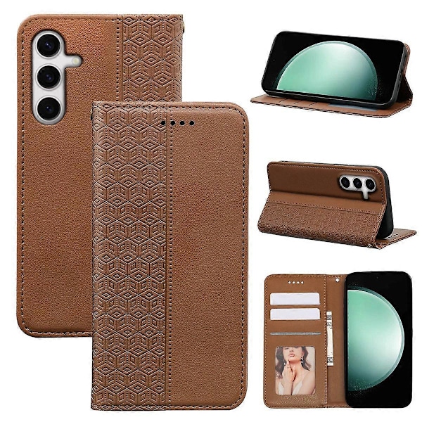 Mobilskal för Galaxy S24 FE Multicolor Brown