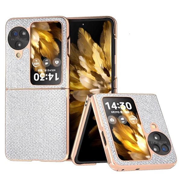 Til Oppo Find N3 Flip 5G Etui Rhinestone Tekstur Elektroplettering Telefoncover Multicolor Style D