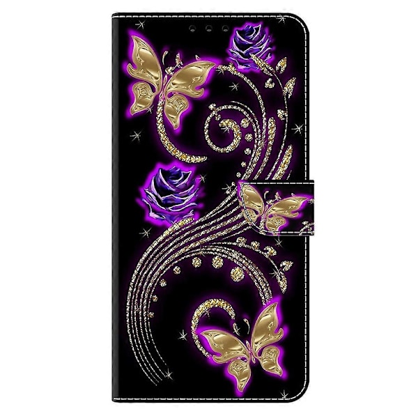 Honor Magic7 Pro 5G -kotelo, 3D-kuvioitu PU-nahkainen lompakkokotelo jalustalla Multicolor Style M
