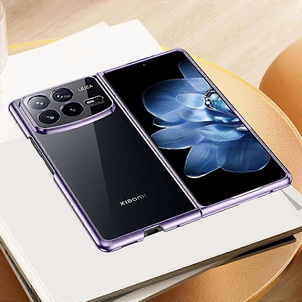 Xiaomi Mix Fold 4 5G -kotelo, galvanointi, läpinäkyvä PC-puhelinkuori Multicolor Style C