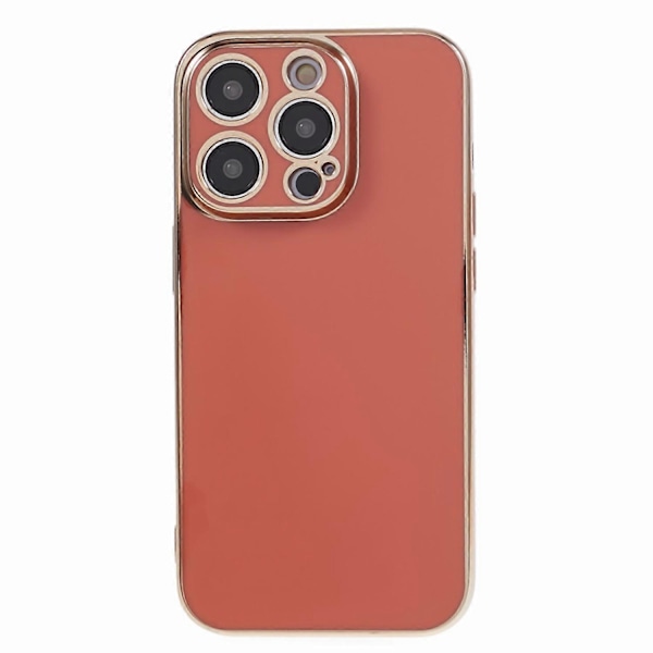 For iPhone 15 Pro Max Myk TPU 6D Elektroplettert Deksel Glanset Støtsikkert Beskyttende Telefondeksel Multicolor Style D