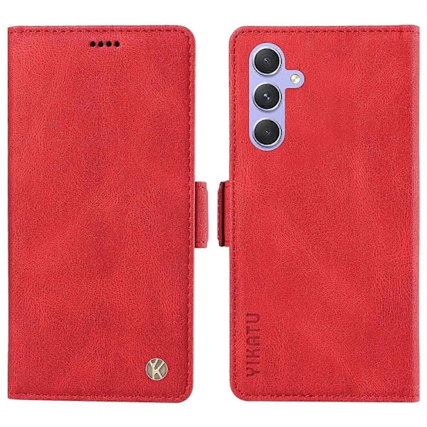 YIKATU YK-005 til Samsung Galaxy A54 5G Telefon Cover PU Læder Hud-berørings Wallet Stand Shell Cover Multicolor Style H