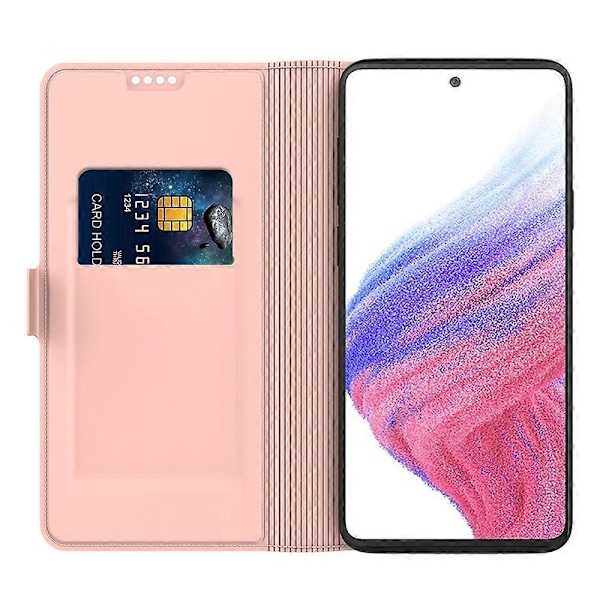 Skal för Samsung Galaxy A16 5G/A16 4G Stötsäkert TPU Innerskal Läder Telefonskydd Multicolor Style D