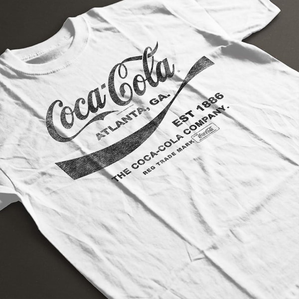 Coca Cola Drink 1886 T-shirt för män White 3XL