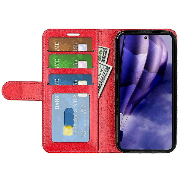 Til HMD Skyline Wallet Case Crazy Horse Tekstur Stativ Læder Telefon Cover Multicolor Style A