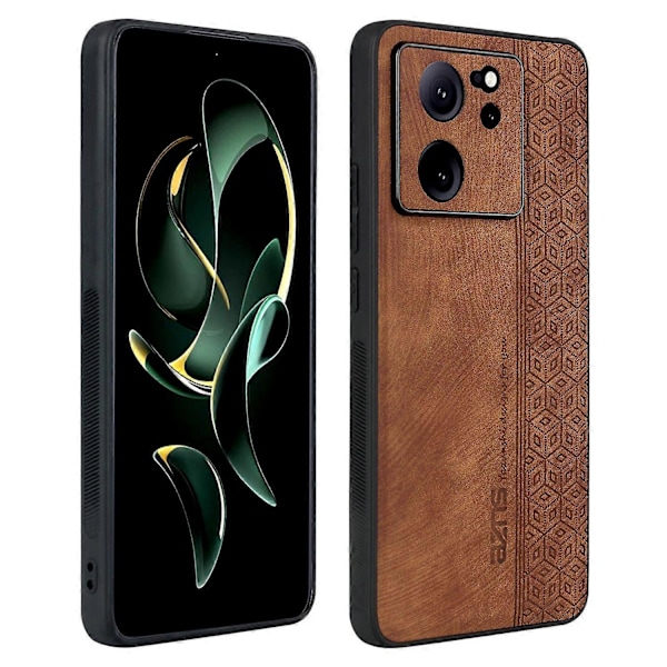 AZNS Xiaomi Redmi K60 Ultra/13T/13T Pro -kotelo PU-nahkapäällysteinen TPU-puhelinkuori Multicolor Style A