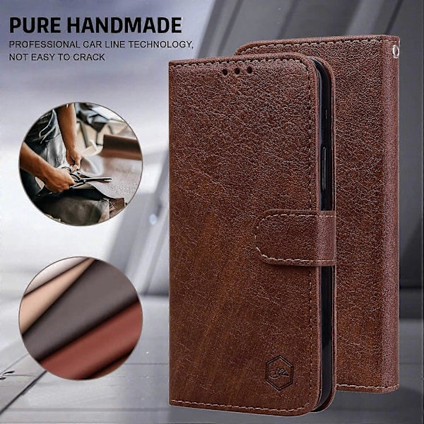 Til Samsung Galaxy S24+ Etui PU Læder Anti-drop Wallet Cover Multicolor Style C