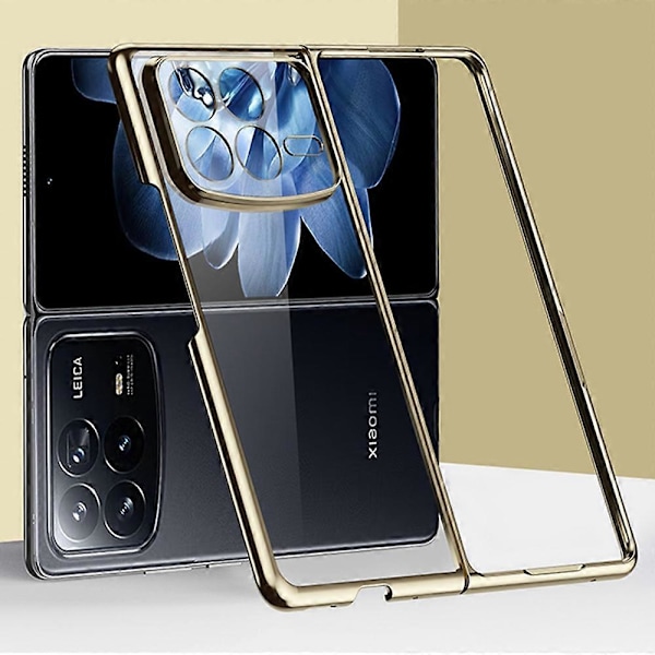 Til Xiaomi Mix Fold 4 5G Etui Elektroplettering Transparent PC Telefon Cover Multicolor Style B