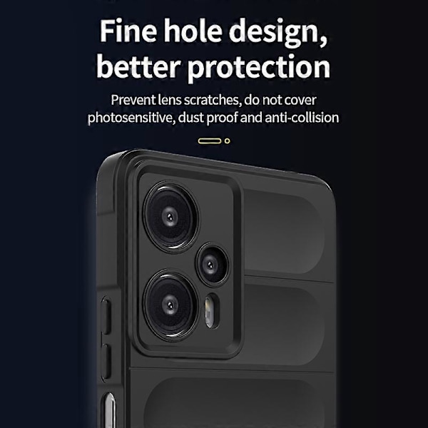 Flexibelt TPU-skal med robust baksida för Xiaomi Poco F5 5G/Redmi Note 12 Turbo Multicolor Style C
