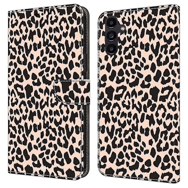 Fodral för Samsung Galaxy A14 4G/5G Mönstertryckt Skyddande Fodral TPU+PU Läder Flip Telefonfodral Multicolor Style A