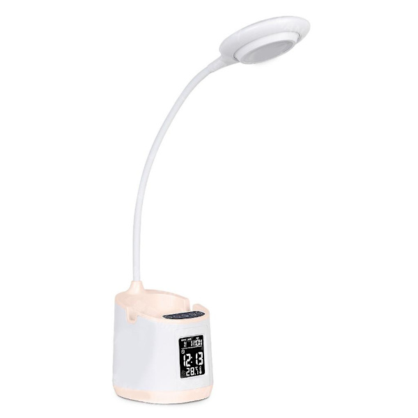 4-in-1 USB-lukuvalaisin, 3-portainen himmennystila kosketuskytkimellä lapsille ja opiskelijoille Pink