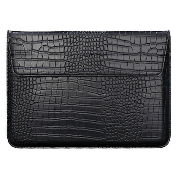 Type C 15,4-tommers Laptop Sleeve Krokodille Tekstur PU Lær Notebook Datamaskin Oppbevaringsveske Multicolor Style E