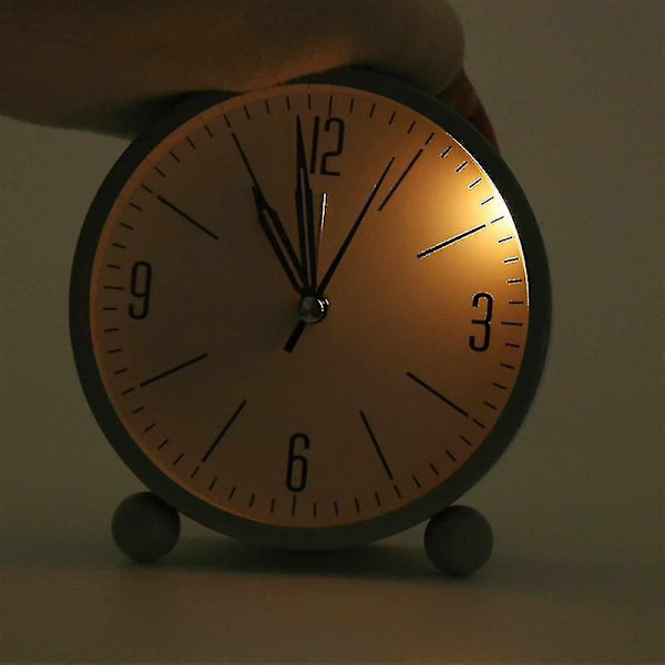 1 st Röd tyst väckarklocka Barnrumsklocka