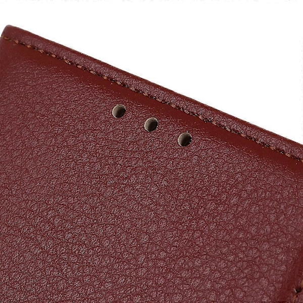 Til iPhone 14 Pro 6.1 tommer Slidstærk PU Læder Cover Stativ Magnetisk Beskyttende Wallet Case Multicolor Style D