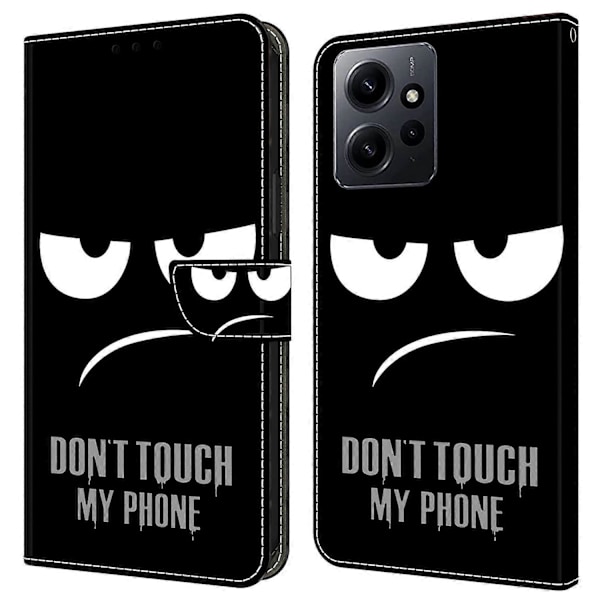 Xiaomi Redmi Note 12 4G -puhelimen suojakotelo, iskunkestävä, nahkainen, kääntyvä lompakkokotelo Multicolor Style G