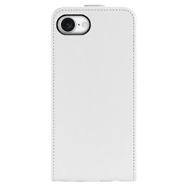 iPhone 16e -kotelo korttipaikoilla, pystysuuntainen läppä, nahkainen puhelinkotelo - musta Multicolor White