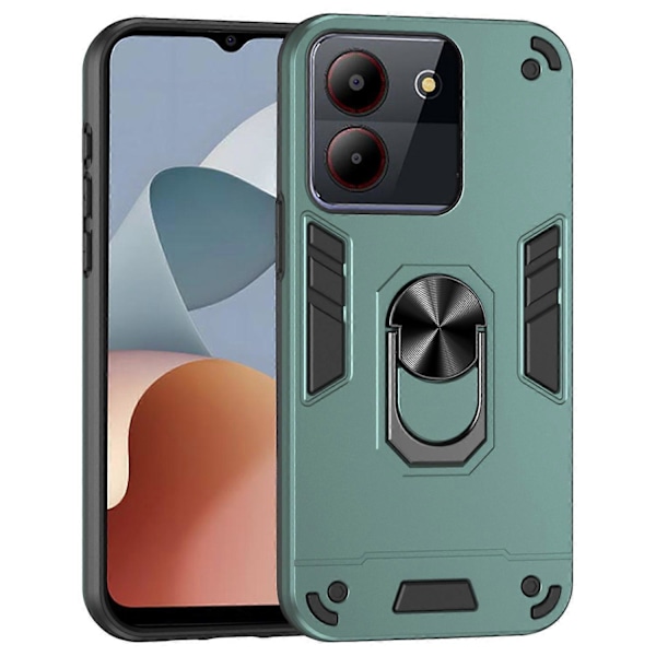 Kotelo ZTE Blade A54:lle, jalustalla, PC+TPU-puhelinkuori, tukee magneettista autotelinettä Multicolor Style C