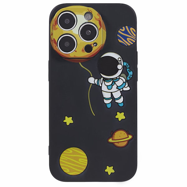 Tpu phone case för Iphone 14 Pro, mönsterutskrift anti-scratch cover Style D