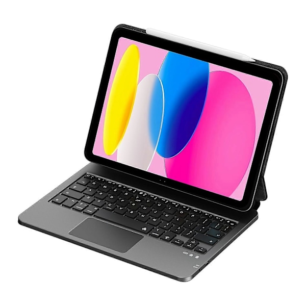 Tyyppi A WIWU MK-003 iPad 10.9 (2022) Bluetooth-näppäimistölle Magneettinen PU-nahkainen tablettitelinekotelo