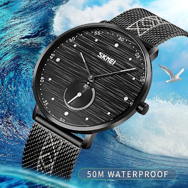Skmei 9218 Men Horisontell D Urtavla Quartz Watch Red
