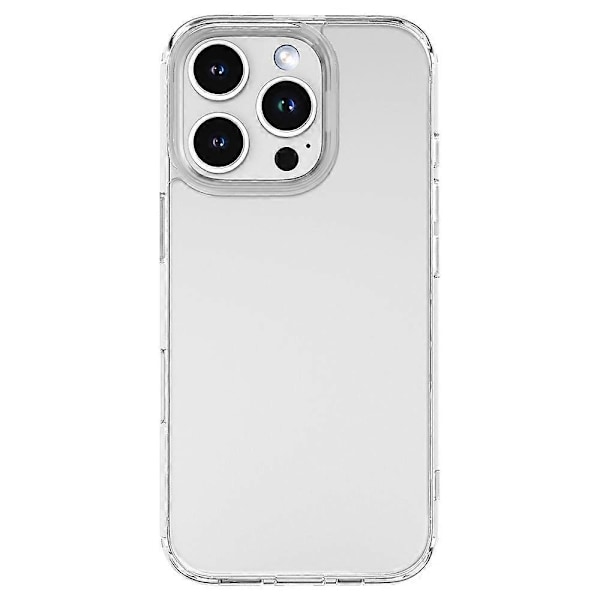 MUTURAL Skal för iPhone 16 Pro Max Rundade Kanter TPU+PC Transparent Mobilskal