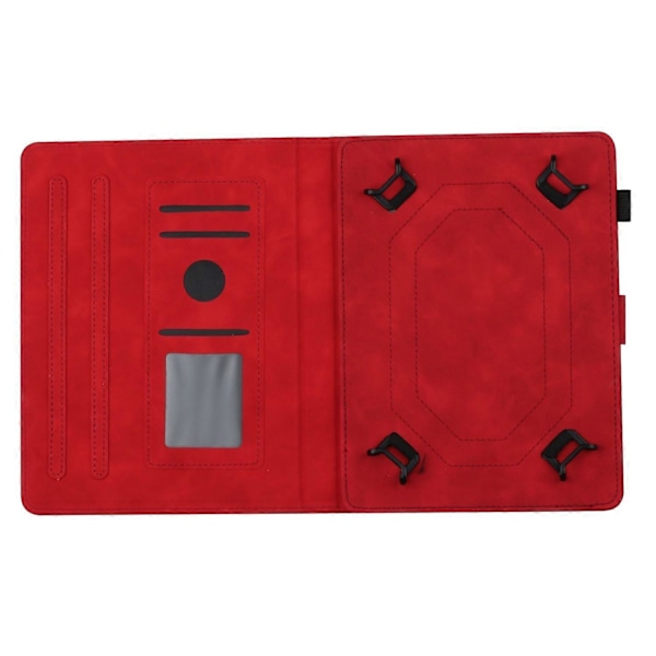 7-tommers Tablet PU Læder Stand Case Sommerfugl Præget Kortholder Tablet Cover Multicolor Style D