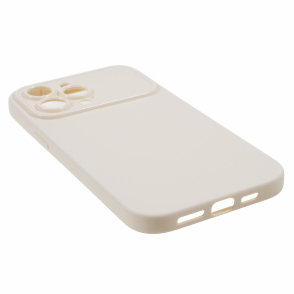 For iPhone 13 Pro Telefondeksel Støvtett Telefonskall Matt Myk TPU (Presis Utsparing for Bakre Linse) White