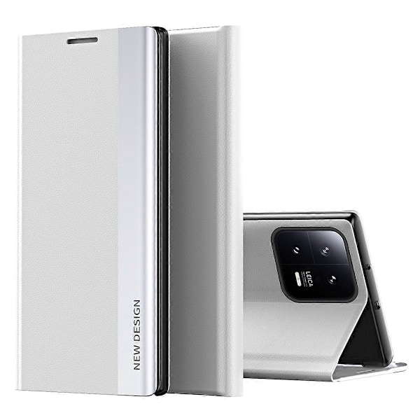 PU Læder Telefon Stand Case til Xiaomi 13 Pro 5G, Elektropletteret Anti-ridse Smartphone Cover Multicolor Style C