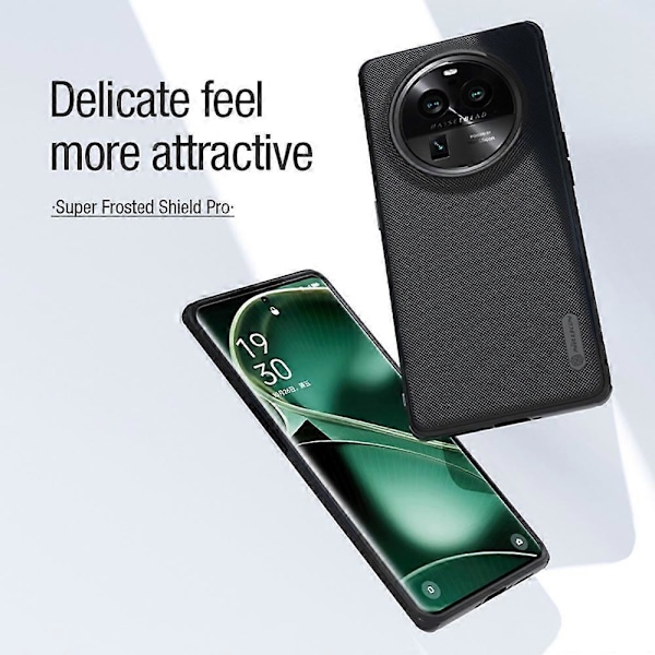 NILLKIN Frosted Shield Pro för Oppo Find X6 Pro Magnetiskt Mobilskal PC+TPU Telefonskydd
