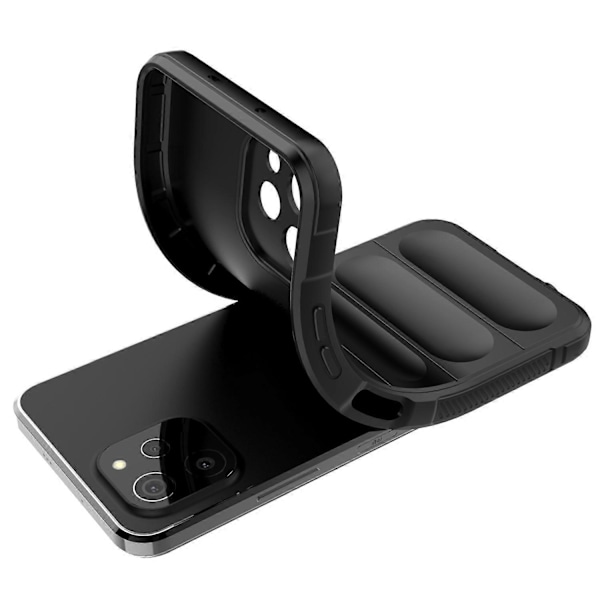 För Huawei nova Y61 4G Stöttåligt Bakstycke Flexibelt TPU Anti-repskydd Multicolor Style A