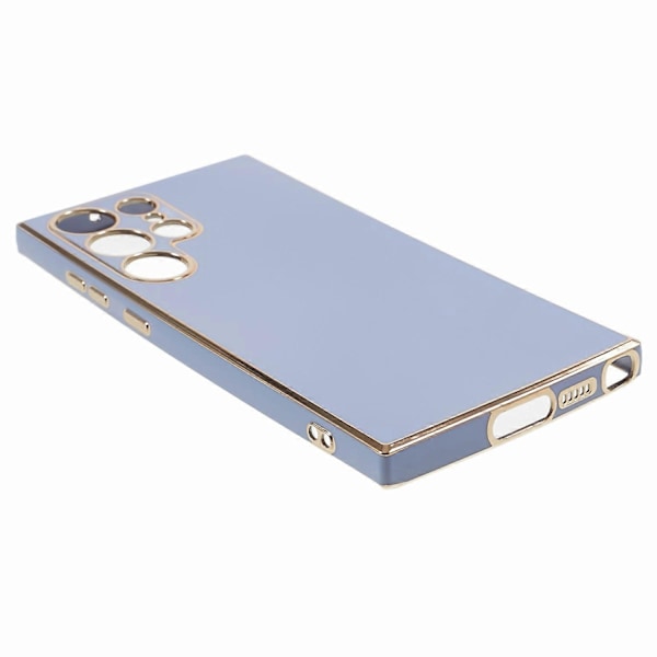 Til Samsung Galaxy S23 Ultra Blankt Telefoncover 6D Elektropletterede Kanter Blødt TPU Cover Multicolor Style C
