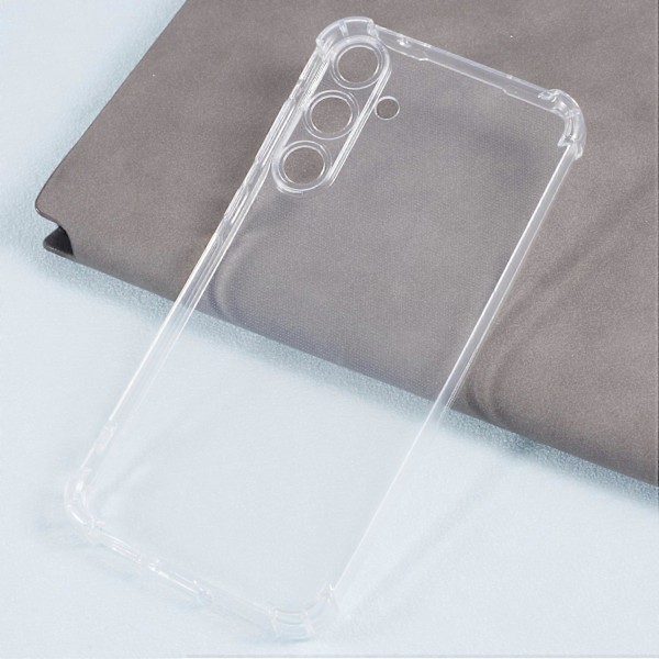 Transparent skal för Samsung Galaxy A55 5G, flexibelt TPU-skydd