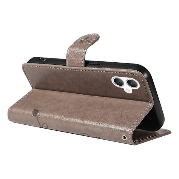 Fodral för Samsung Galaxy A06, blommönstrat PU-läder plånboksfodral Multicolor Style A