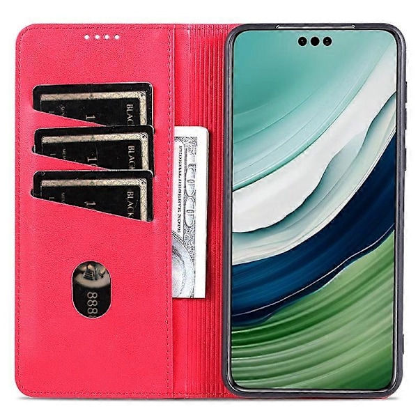 AZNS Etui til Huawei Mate 60 Pro Magnetisk Lukning Tegnebog Læder Cover Multicolor Style C