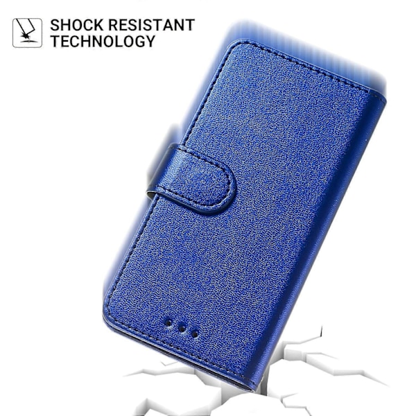 Flipfodral med Ställ för iPhone 15 Plus Enfärgat PU Läder Plånboksfodral Multicolor Style B