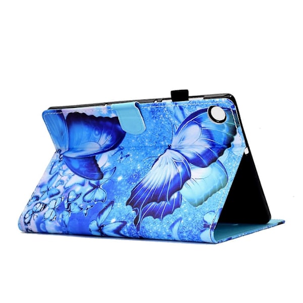 Samsung Galaxy Tab A9+ PU-nahkakotelo, kuvioitu, älykäs tablettisuojus kynätelineellä Multicolor Style B