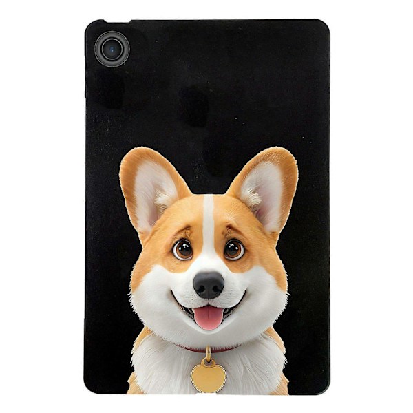 For Lenovo Tab TB311FU Deksel Mønstertrykk Slank TPU Nettbrett Beskyttelsesdeksel Multicolor Corgi