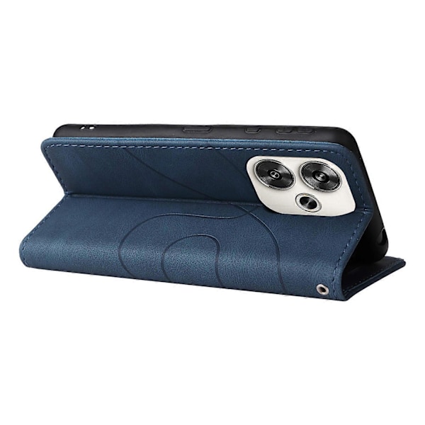 KT Leather Series-1 Deksel i Skinn til Xiaomi Redmi Turbo 3 5G/Poco F6 5G Farge Splicing