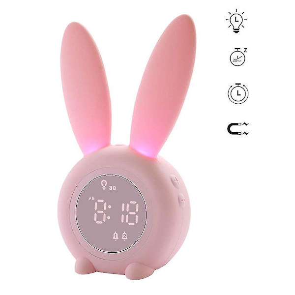 Børnevækkeur, Børns Søvntræner, Søvnlydsmaskine Pink