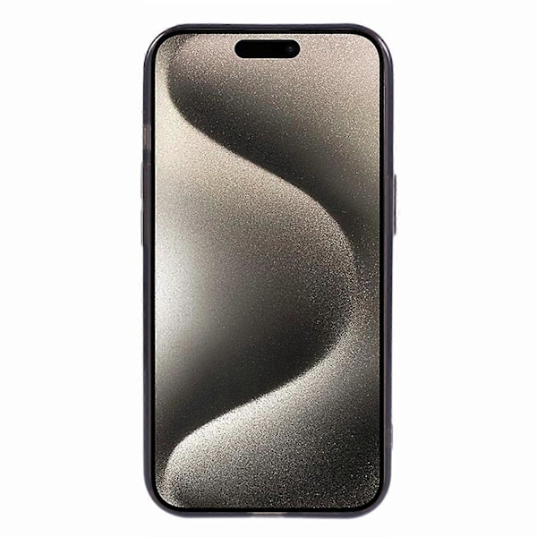Läpinäkyvä TPU+PC suojakuori iPhone 15 Plus -puhelimelle, näkymätön jalusta ja magneettinen puhelinkuori Multicolor Style F