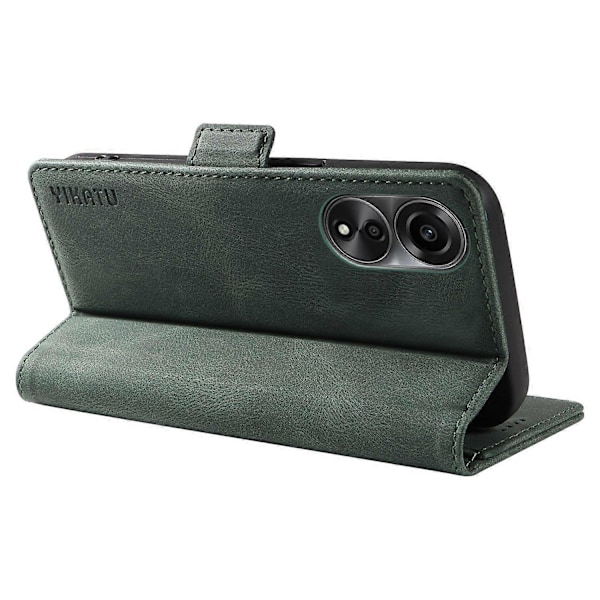 YIKATU YK-005 Oppo A78 4G PU-nahkalompakkokotelo, pehmeäpintainen jalustallinen suojakotelo Multicolor Style D