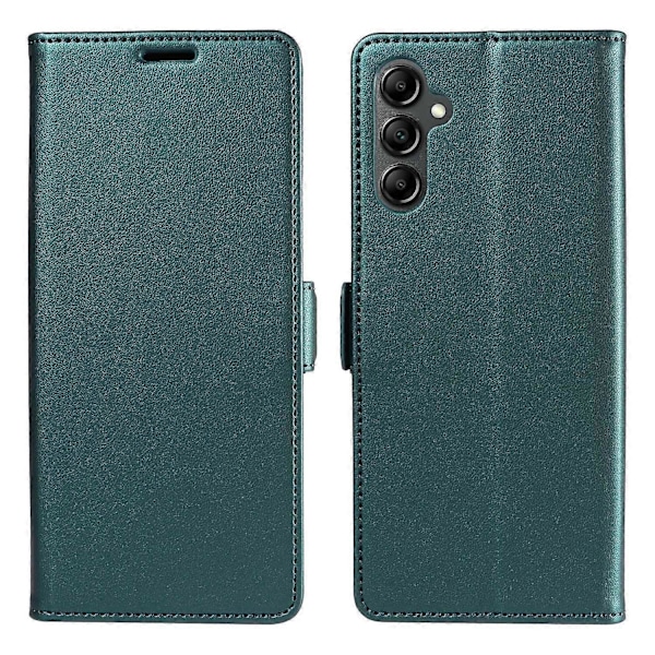 Fodral för Samsung Galaxy A16 5G/4G Sidomagnetlås RFID-blockerande Läder Telefonplånboksfodral - Svart Multicolor Dark Green