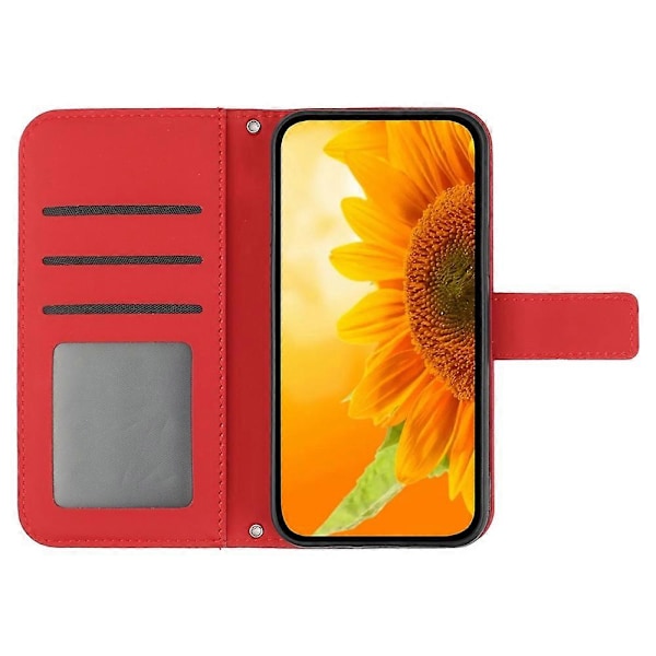 Til Xiaomi 14 Pro Etui Hud-berørings Wallet Stand Læder Cover med Skulderrem Multicolor Style B