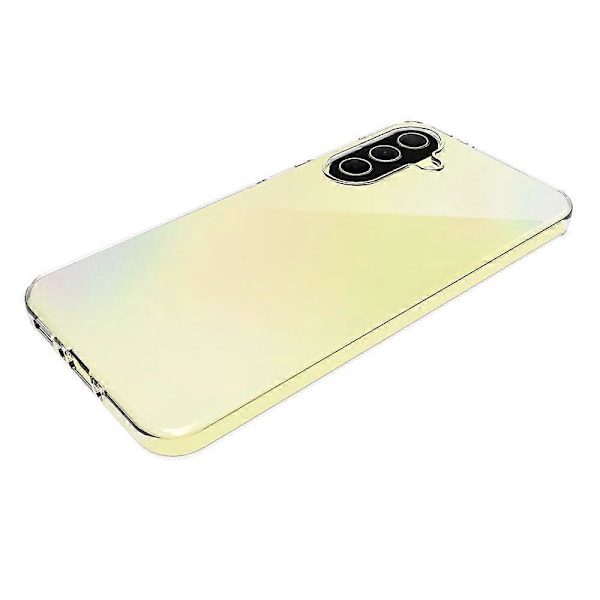 För Samsung Galaxy A36 5G Transparent Telefonfodral Vattenmärkesresistent TPU Baksida